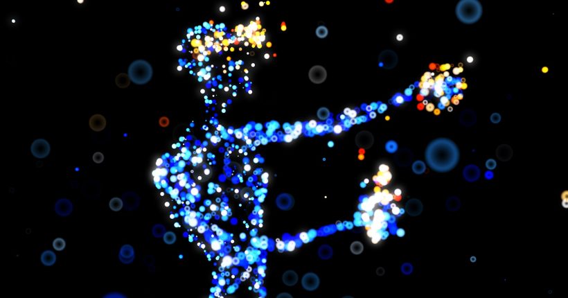 a blurry image of a baseball player swinging a bat