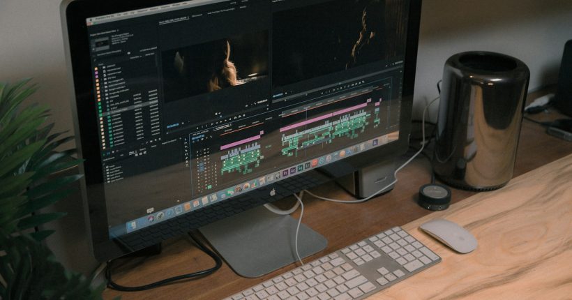 Apple iMac and Apple Magic Mouse and Keyboard on table