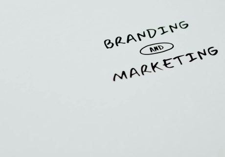 A minimalist image featuring the words 'Branding' and 'Marketing' on a white background, ideal for digital marketing themes.