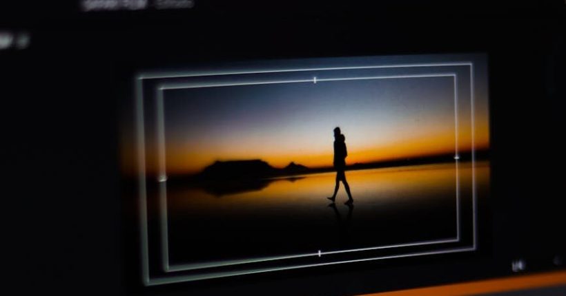 professional video editing interface on computer screen