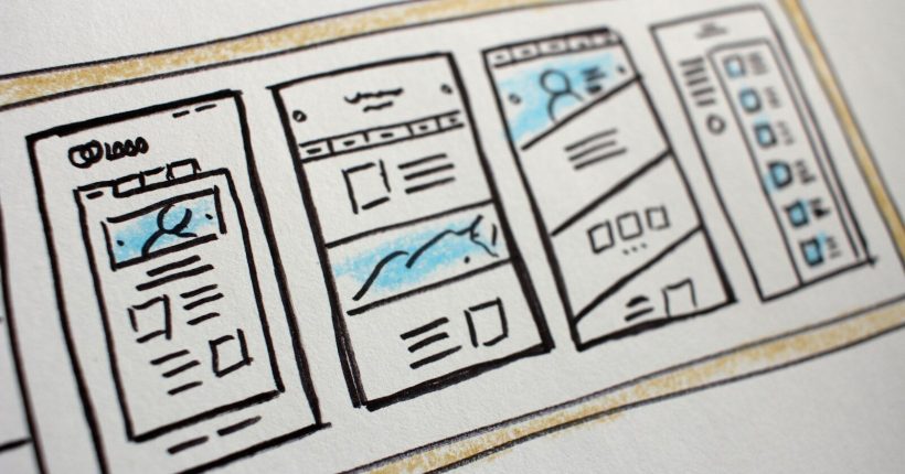 illustration of smartphone application screenshots