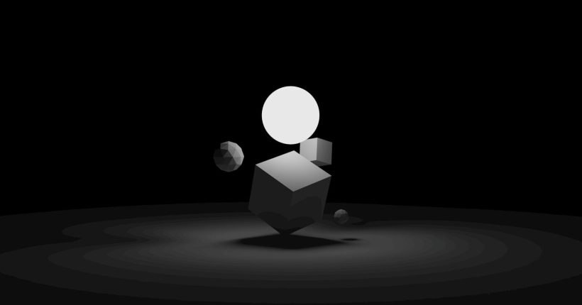 a black and white photo of a small object