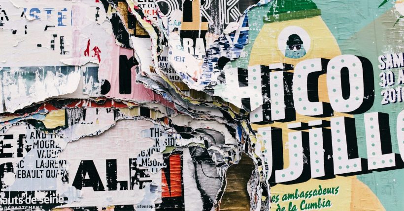 closeup photo of torn papers