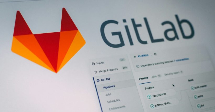 Gitlab application screengrab