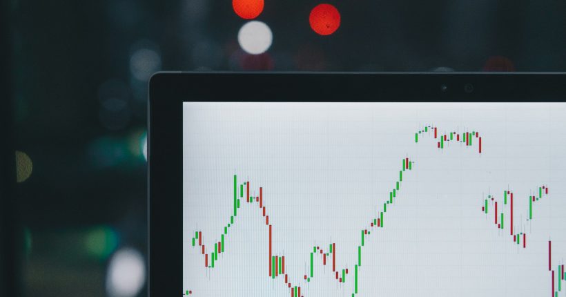 selective focus photography of graph